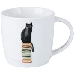 Maxwell And Williams Marc Martin Feline Friends Mug 400ml - Well Read Cat