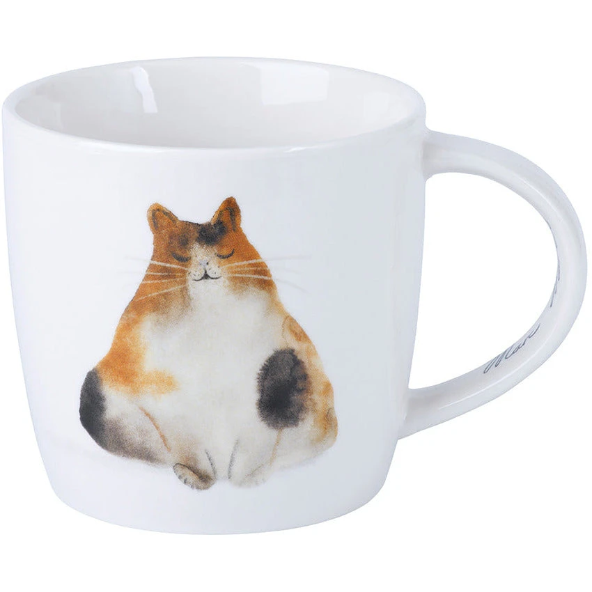 Maxwell And Williams Marc Martin Feline Friends Mug 400ml - Content Cat 3 Maxwell And Williams Marc Martin Feline Friends Mug 400ml - Content Cat