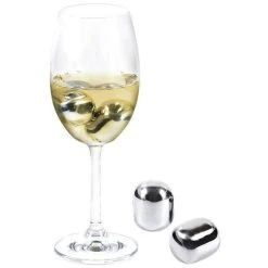 Avanti 4pce Stainless Steel Wine Pearls Set In Velvet Pouch