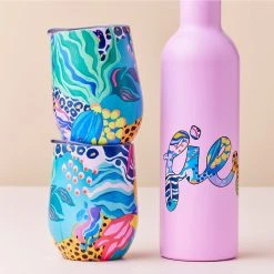 Maxwell And Williams Kasey Rainbow Be Fierce Double Wall Insulated Tumbler Fierce 350ML -Glasshouse Fragrances shop 3 Maxwell Williams KaseyRainbow BeFierce WineSet Wild DB 1024x1024