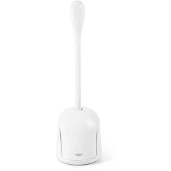 OXO Good Grips Compact Toilet Brush And Canister White