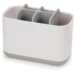 JOSEPH JOSEPH Easy-Store Toothbrush Caddy Large - Grey/White