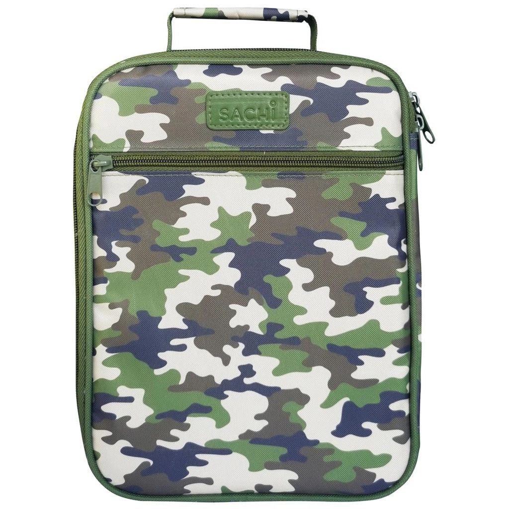 Sachi Insulated Junior Lunch Tote - Camo Green 3 Sachi Insulated Junior Lunch Tote - Camo Green