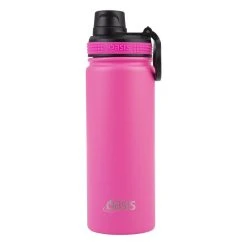 Oasis Insulated Challenger Bottle With Screw Cap 550ml Neon Pink