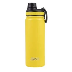 Oasis Insulated Challenger Bottle With Screw Cap 550ml Neon Yellow