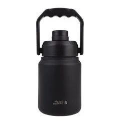 Oasis Insulated Mini Jug With Carry Handle 1.2L Black