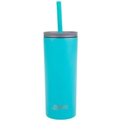 Oasis Super Sipper Insulated Tumbler With Silicone Straw 600ml Torquoise