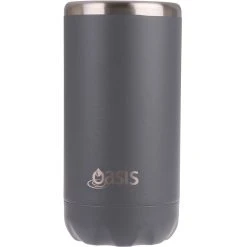 Oasis Insulated Cooler Can 330ml Stainless Steel Double Wall - Steel