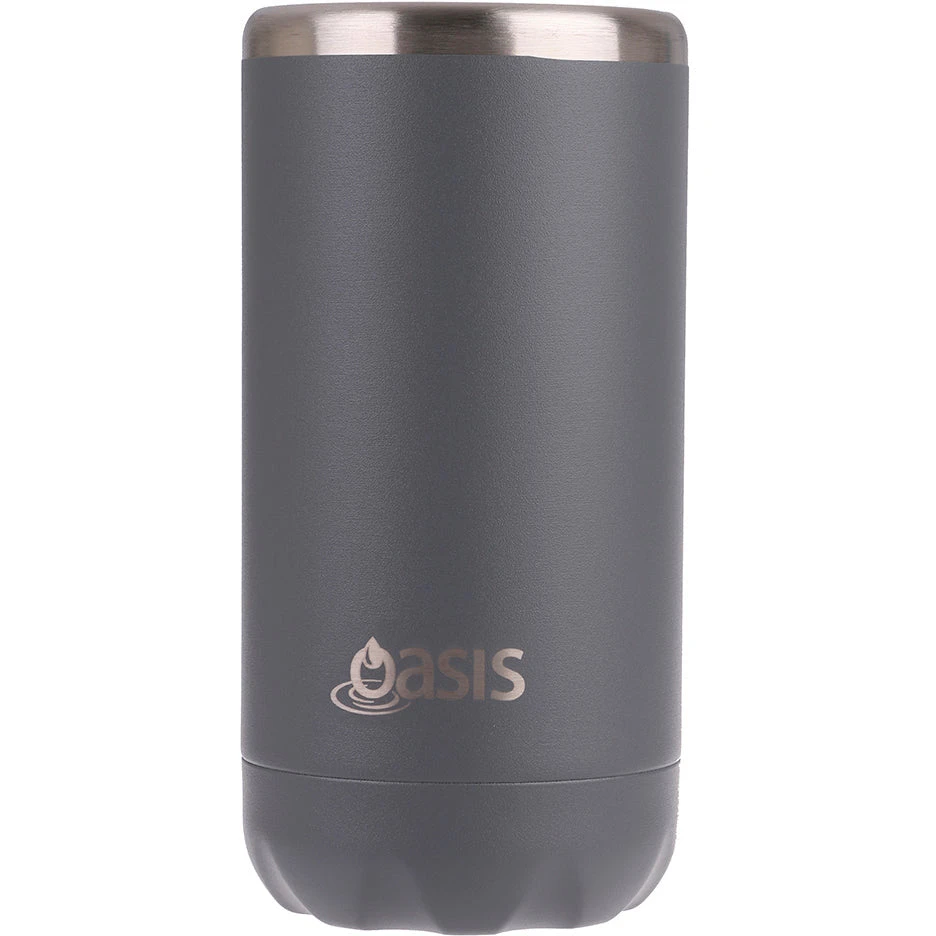 Oasis Insulated Cooler Can 330ml Stainless Steel Double Wall - Steel 3 Oasis Insulated Cooler Can 330ml Stainless Steel Double Wall - Steel