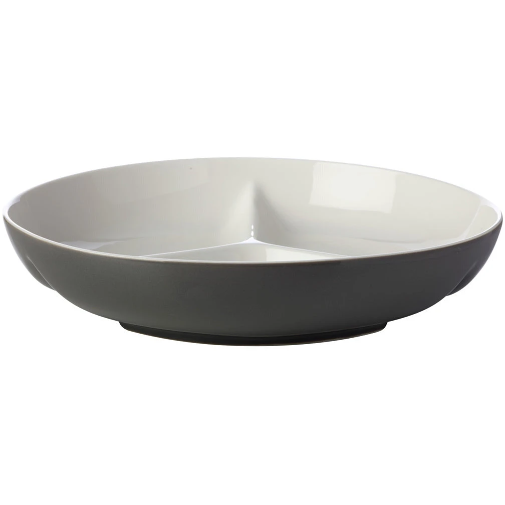 Maxwell And Williams Mezze Divided Platter 32cm Charcoal Gift Boxed 3 Maxwell And Williams Mezze Divided Platter 32cm Charcoal Gift Boxed