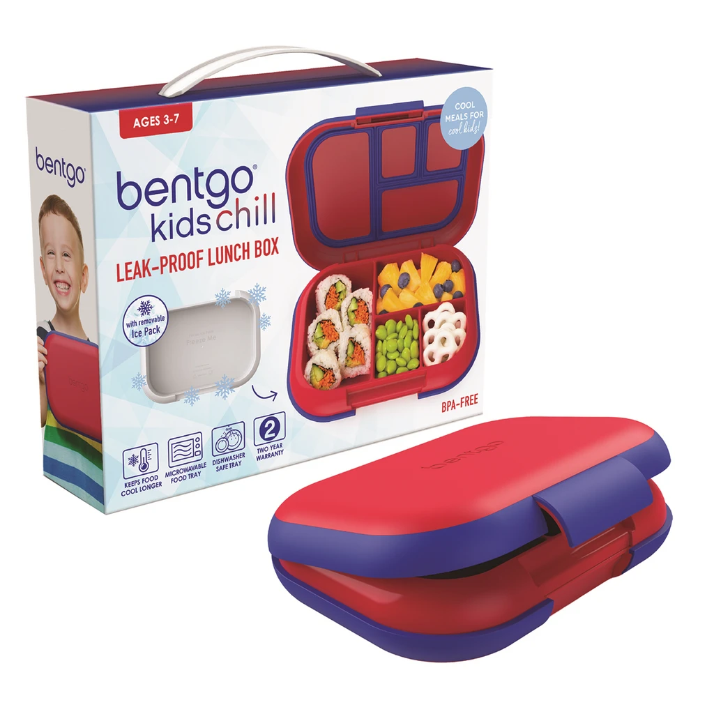 Bentgo Kids Chill Leak Proof Bento Lunch Box Red Royal 3 Bentgo Kids Chill Leak Proof Bento Lunch Box Red Royal