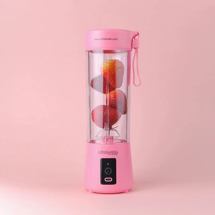 Blitzbottle BlitzBottle Portable Blender (w/ Pulse Button) - Pink 3 Blitzbottle BlitzBottle Portable Blender (w/ Pulse Button) - Pink