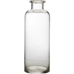 Maxwell And Williams Flourish Bottle Vase 34cm Clear