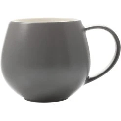 Maxwell And Williams Tint Snug Mug 450ml - Charcoal