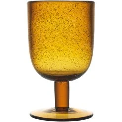 Ecology Cove Goblet 285ml Set Of 4 Amber
