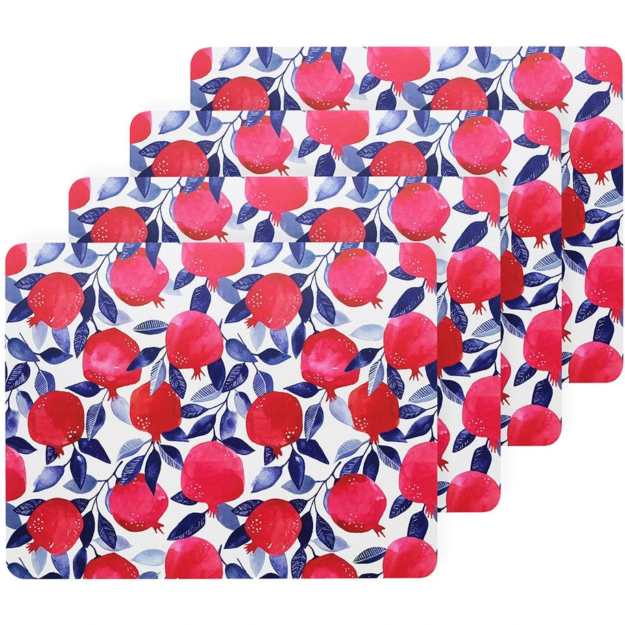 Ecology Punch Set Of 4 Placemats 34 X 26.5cm Pomegranate 3 Ecology Punch Set Of 4 Placemats 34 X 26.5cm Pomegranate