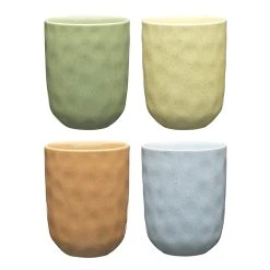 Ecology Speckle Set Of 4 Cuddle Mugs 250ml Vintage