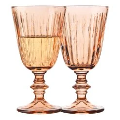 Ecology Largo Set Of 4 Wine Goblets Melon 240ml