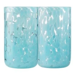 Ecology Samara Set Of 4 Hi Ball Tumblers 400ml Blue