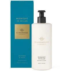 Glasshouse Fragrances Midnight In Milan - Saffron And Rose 400ml Body Lotion