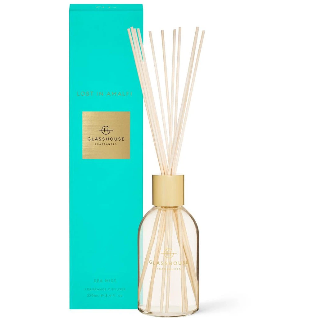 Glasshouse Fragrances Lost In Amalfi - Sea Mist 250ml Diffuser 3 Glasshouse Fragrances Lost In Amalfi - Sea Mist 250ml Diffuser
