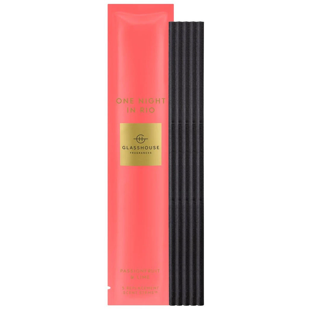 Glasshouse Fragrances One Night In Rio - Passionfruit And Lime Replacement Scent Stems 3 Glasshouse Fragrances One Night In Rio - Passionfruit And Lime Replacement Scent Stems