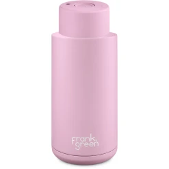 Frank Green Ultimate Ceramic Reusable Bottle Push Button Lid 34oz - Lilac Haze