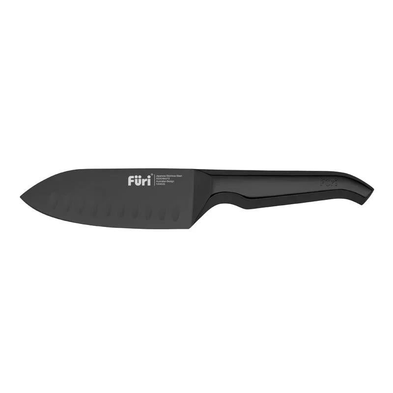 Furi Pro Jet Black East/West Santoku Knife 13cm 3 Furi Pro Jet Black East/West Santoku Knife 13cm