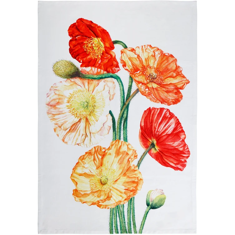 Maxwell And Williams Katherine Castle Floriade Tea Towel 50x70cm Poppies 3 Maxwell And Williams Katherine Castle Floriade Tea Towel 50x70cm Poppies