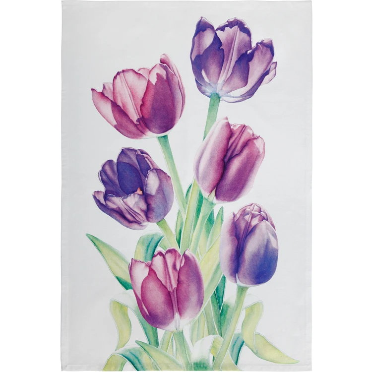 Maxwell And Williams Katherine Castle Floriade Tea Towel 50x70cm Tulips 3 Maxwell And Williams Katherine Castle Floriade Tea Towel 50x70cm Tulips