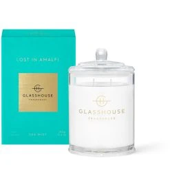Glasshouse Fragrances Lost In Amalfi - Sea Mist 380g Triple Scented Candle