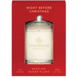 Glasshouse Fragrances Night Before Christmas 60g Candle - Christmas 2021