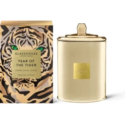 Glasshouse Fragrances 380g Candle CNY Year Of The Tiger Kyoto In Bloom