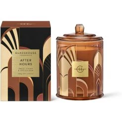 Glasshouse Fragrances Humidor Collection 380g Candle - After Hours Limited Edition