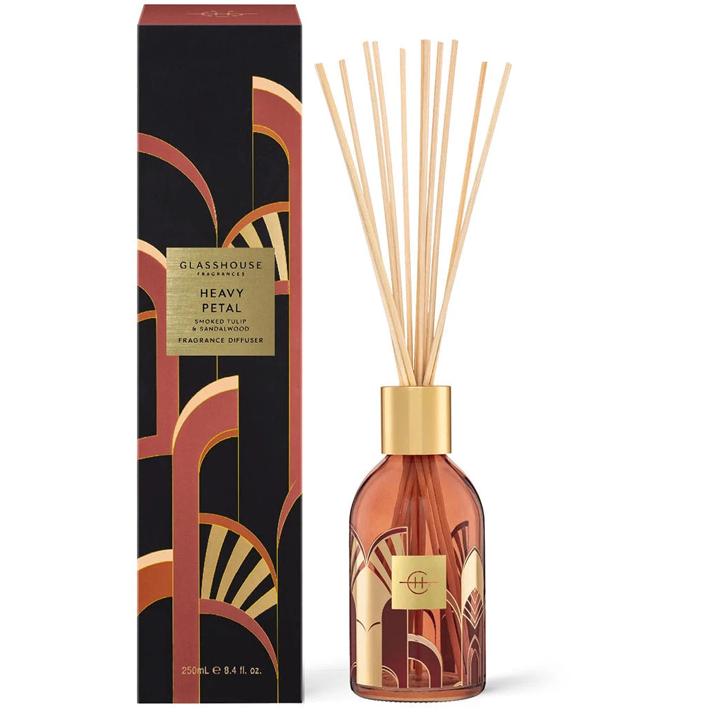 Glasshouse Fragrances Humidor Collection 250ml Diffuser - Heavy Petal Limited Edition 2 Glasshouse Fragrances Humidor Collection 250ml Diffuser - Heavy Petal Limited Edition