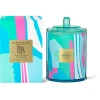 Glasshouse Fragrances Pool Party 380g Soy Candle - Pink Orchid & Rhubarb