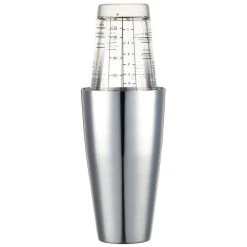BarCraft Boston Cocktail Shaker 400ml Gift Boxed