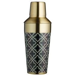 BarCraft Art Deco Cocktail Shaker 650ml Gift Boxed