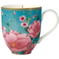 Maxwell And Williams Teas And CS Silk Road Coupe Mug 440Ml Aqua
