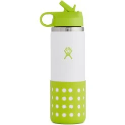 Hydro Flask 20oz Kids Wide Mouth Straw Lid And Boot - Jungle