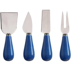 Maxwell And Williams Mezze Cheese Knife 4 Piece Set - Blue