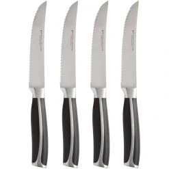 Maxwell And Williams Stanton Steak Knife Set 4 Piece Black Gift Boxed