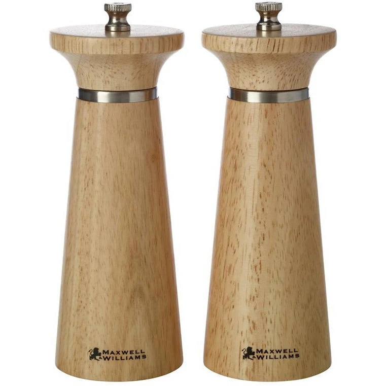 Maxwell And Williams Oslo Salt And Pepper Mill Set 16cm - Natural Gift Boxed 3 Maxwell And Williams Oslo Salt And Pepper Mill Set 16cm - Natural Gift Boxed