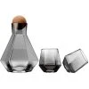 TEMPA Jaxon Charcoal Assorted 3pc Carafe Set 2 TEMPA Jaxon Charcoal Assorted 3pc Carafe Set -Glasshouse Fragrances shop Jaxon 3PcGeoCarafeSet charcoal White 1080x e36bd50c 7a60 45a9 a079 67c4addf913b 1024x1024