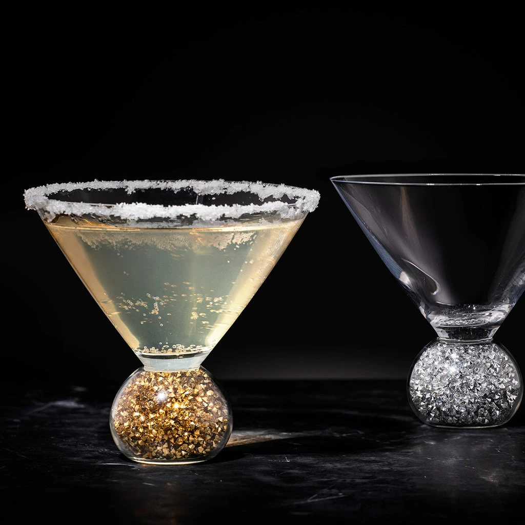 TEMPA Kiara Silver 2pk Martini Glass 4 TEMPA Kiara Silver 2pk Martini Glass - Image 2