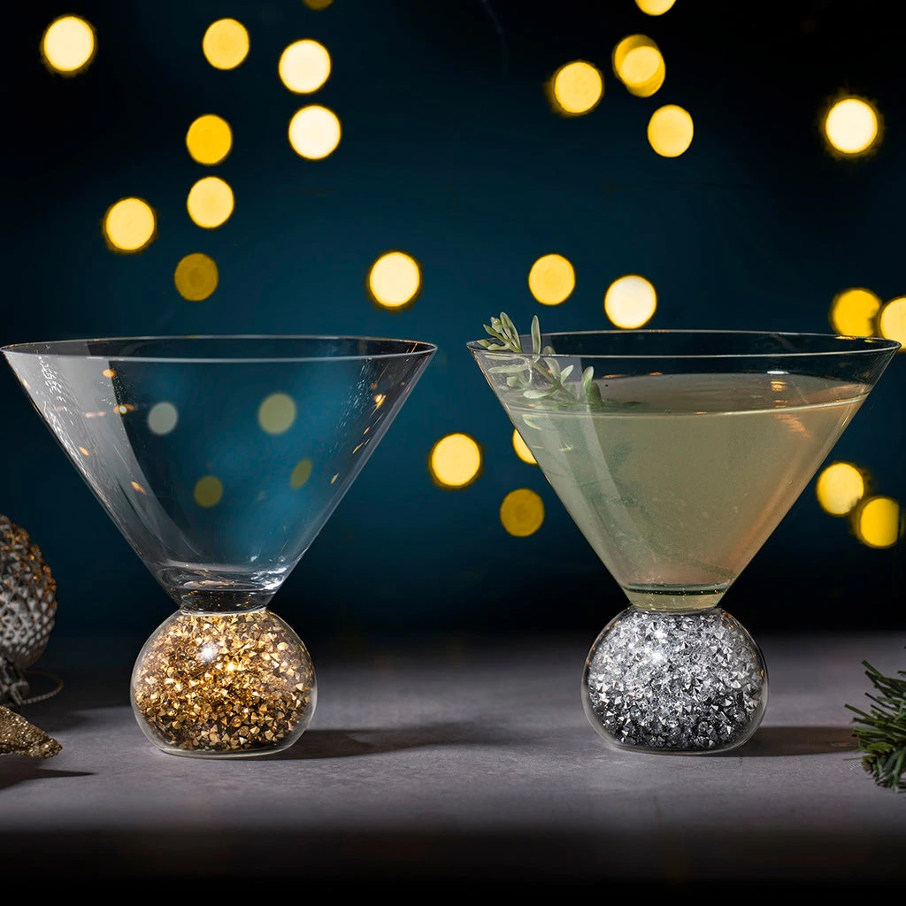 TEMPA Kiara Silver 2pk Martini Glass 5 TEMPA Kiara Silver 2pk Martini Glass - Image 3