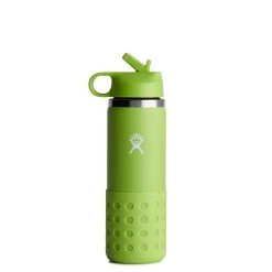 Hydro Flask 20 Oz Kids Wide Mouth Straw Lid Seagrass