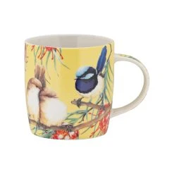 Maxwell And Williams Katherine Castle Bird Talk Mug 370ml Superb Fairy-wrens Gift Boxed