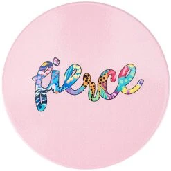 Maxwell And Williams Kasey Rainbow Be Fierce Ceramic Coaster 10cm Fierce