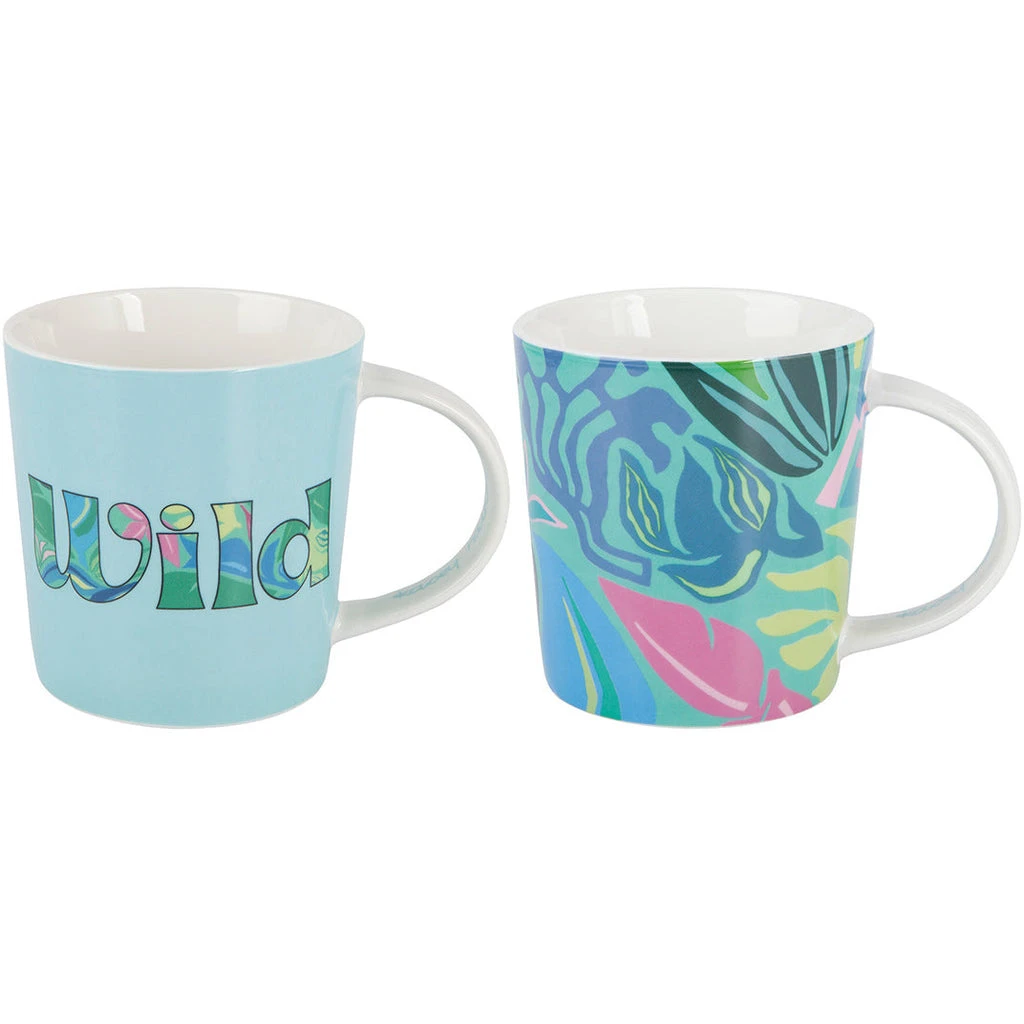 Maxwell And Williams Kasey Rainbow Be Fierce Mug Set Of 2 380ML Wild Gift Boxed 3 Maxwell And Williams Kasey Rainbow Be Fierce Mug Set Of 2 380ML Wild Gift Boxed